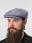 Кепка BAILEY арт. 90194 BOWER (синий / бежевый)